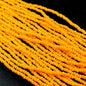 Czech Seed Beads - 11/0 - Opaque Light Orange (hank)