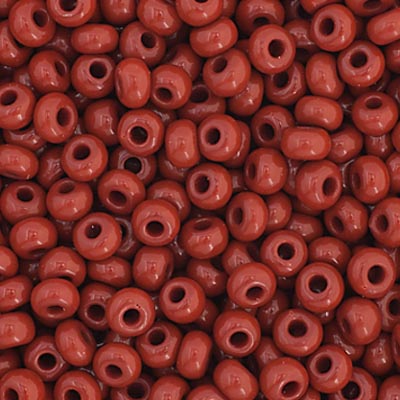 Czech Seed Beads - 11/0 - Opaque Light Brown (23g)