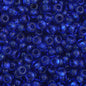 Czech Seed Beads - 11/0 - Transparent Navy Blue (23g)