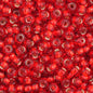 Czech Seed Beads - 11/0 - Silver Lined Light Red (23g)