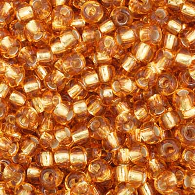 Czech Seed Beads - 11/0 - Silver Lined Gold (23g)