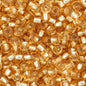 Czech Seed Beads - 11/0 - Silver Lined Light Gold (23g)