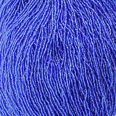 Czech Seed Beads - 11/0 - Silver lined Dark Blue (hank)