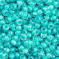 Czech Seed Beads - 11/0 - Color Lined Turquoise (23g)