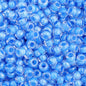 Czech Seed Beads - 11/0 - Color Lined Blue (23g)