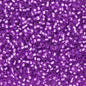 Czech Seed Beads - 11/0 - Silver Lined Dark Pink-Purple Dyed (23g)