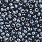 Czech Seed Beads - 11/0 - Metallic Gunmetal (23g)