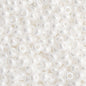 Czech Seed Beads - 11/0 - Opaque White Luster (23g)