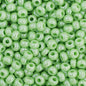 Czech Seed Beads - 11/0 - Opaque Green Luster (23g)