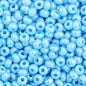 Czech Seed Beads - 11/0 - Opaque Light Blue Luster (23g)