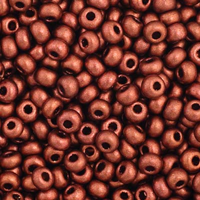 Czech Seed Beads - 11/0 - Metallic Copper (23g)