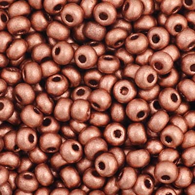 Czech Seed Beads - 11/0 - Metallic Light Copper (23g)
