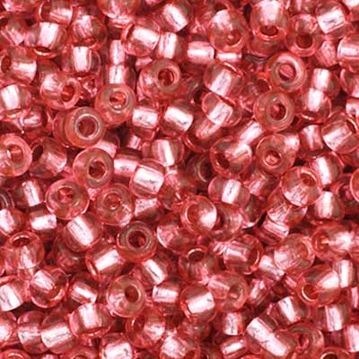 Czech Seed Beads - 11/0 - Silver Lined Pink (23g)