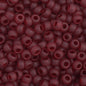 Czech Seed Beads - 11/0 - Transparent Garnet Matte (23g)