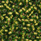 Czech Seed Beads - 11/0 - Transparent Green Copperlined (23g)