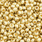 Czech Seed Beads - 11/0 - Metallic Light Gold Solgel (23g)