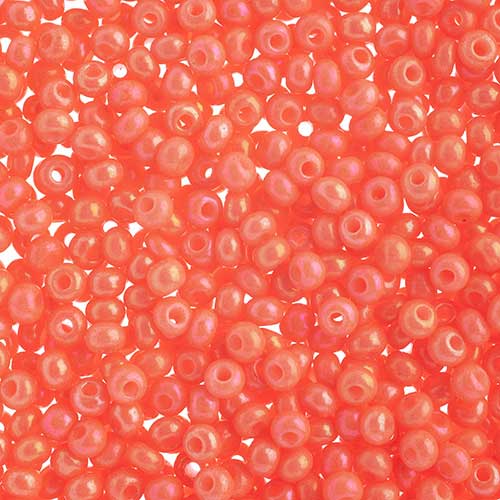 Czech Seed Beads - 11/0 - Chalk Pink Solgel Rainbow (23g)