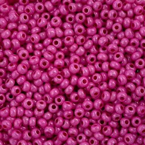 Czech Seed Beads - 11/0 - Terra Intensive Pink (23g)