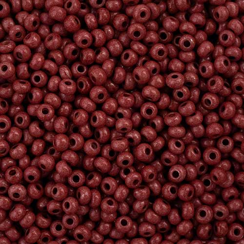 Czech Seed Beads - 11/0 - Terra Intensive Brown (23g)