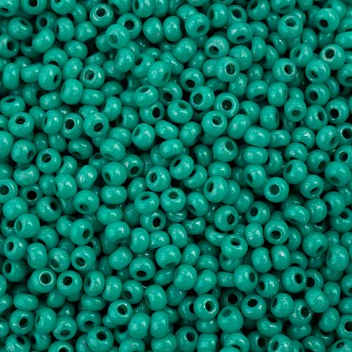 Czech Seed Beads - 11/0 - Terra Intensive Dark Green (23g)