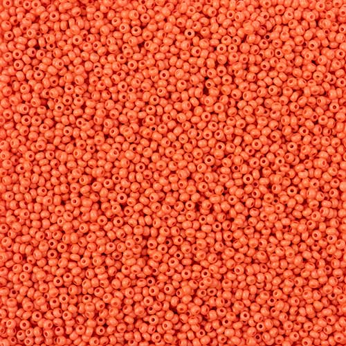 Czech Seed Beads - 11/0 - Terra Intensive Orange Matte (23g)