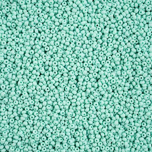 Czech Seed Beads - 11/0 - Permalux Mint Matte (Tube)
