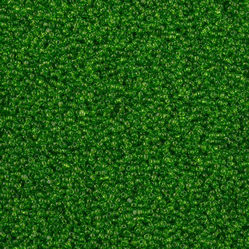 Czech Cut Seedbeads - 13/0 - Transparent Chartreuse (10g)