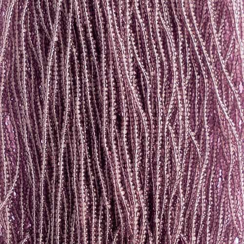 Czech Cut Seedbeads - 11/0 - Transparent Light Amethyst (half hank