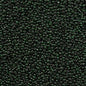 Czech Cut Seedbeads - 11/0 - Transparent Dark Green (10g)