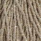 Czech Cut Seedbeads - 11/0 - Metallic Silver (short han