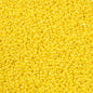 Czech Cut Seedbeads - 11/0 - Opaque Yellow Luster (10g)