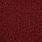 Czech Cut Seedbeads - 11/0 - Opaque Medium Dark Red (10g)