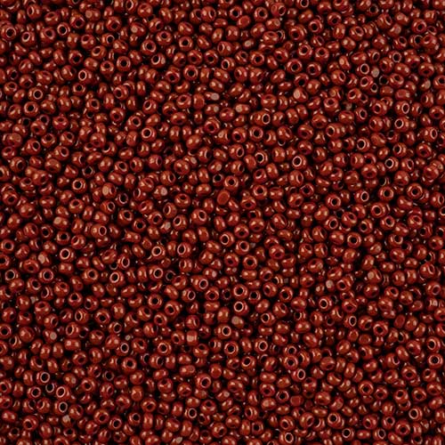 Czech Cut Seedbeads - 11/0 - Opaque Light Brown (10g)