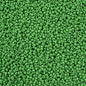 Czech Cut Seedbeads - 11/0 - Opaque Medium Green (10g)