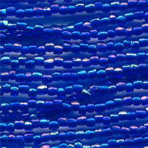 Czech Cut Seedbeads - 10/0 - Transparent Iris Navy (hank)