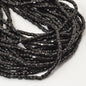 Czech Cut Seedbeads - 9/0 - Jet Black (hank)