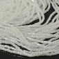 Czech Cut Seedbeads - 9/0 - Pearl White (hank)