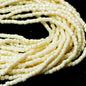 Czech Cut Seedbeads - 9/0 - Opaque Eggshell (hank)