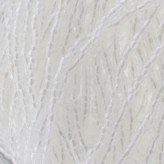 Czech Cut Seedbeads - 9/0 - Transparent Crystal Luster (hank)