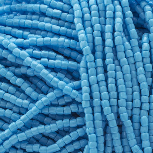 Czech Cut Seedbeads - 9/0 - Light Blue (hank)