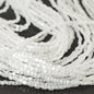 Czech Cut Seedbeads - 9/0 - White Satin (hank)
