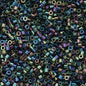 Cylin Bead - 11/0 - Black AB (25g)