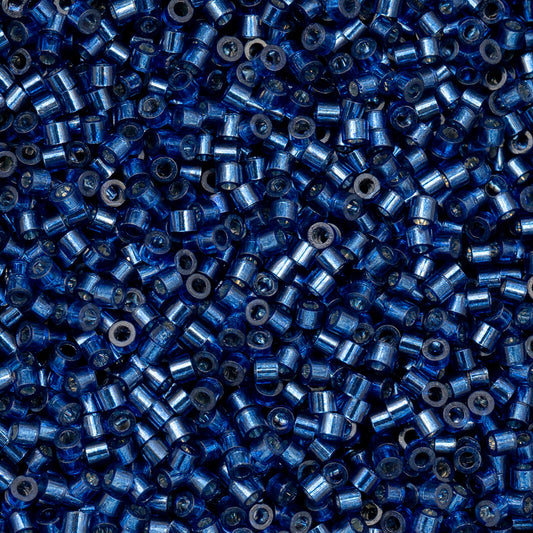 Cylin Bead - 11/0 - Sapphire Silver Lined (25g)