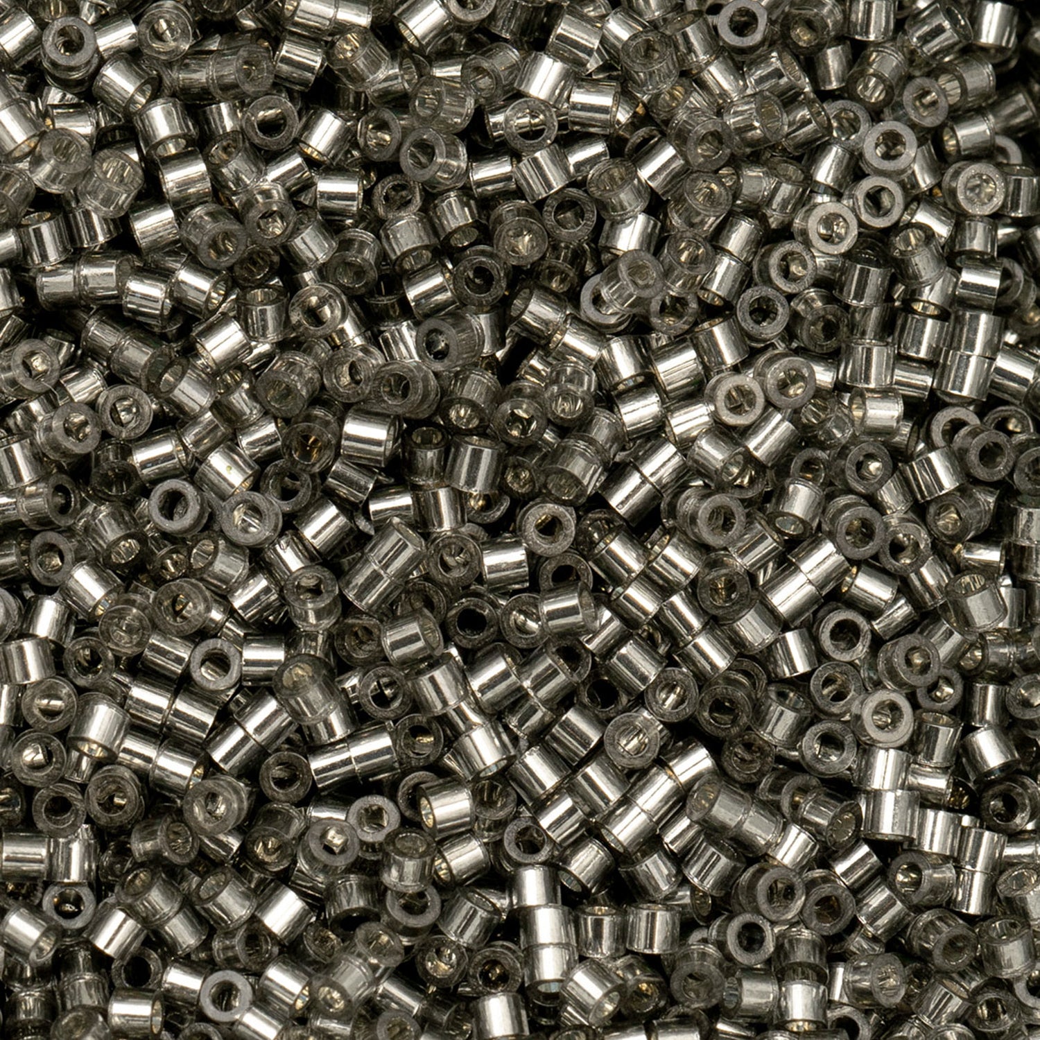 Cylin Bead - 11/0 - Grey Silver Lined (25g)