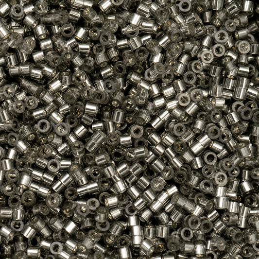 Cylin Bead - 11/0 - Grey Silver Lined (25g)