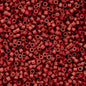 Cylin Bead - 11/0 - Dark Red Maroon Metallic Matte (25g)