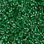 Cylin Bead - 11/0 - Emerald Silver Lined (25g)