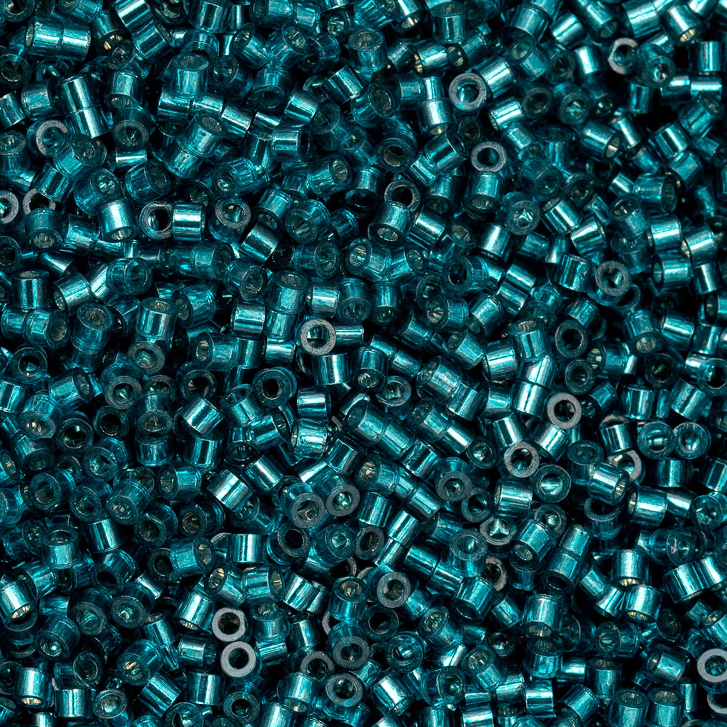 Cylin Bead - 11/0 - Blue Zircon Silver Lined (25g)