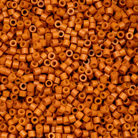 Cylin Bead - 11/0 - Opaque Pumpkin Orange (25g)