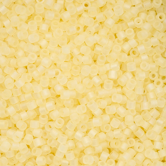 Cylin Bead - 11/0 - Matte Macaron AB - Yellow (25g)